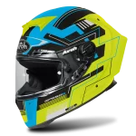 AIROH GP 550 S CHALLENGE BLUE/YELLOW MATT HELMET