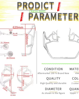 Upper Crash Bar for F850 GS