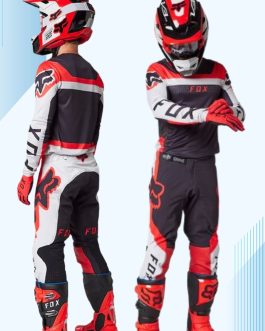 Fox Moto Flexair Efekt Jersey And Pants Flo Red