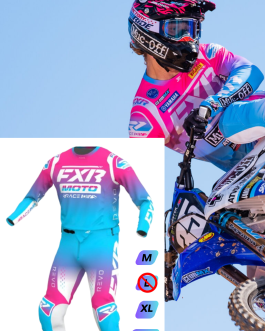 FXR Revo Comp Candy Cotton MX Gear Jersey/Pants Combo Motocross ATV Racing Set