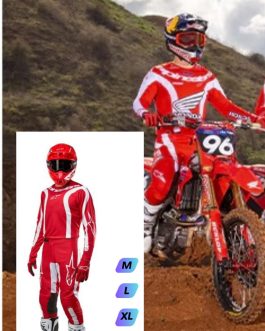 Full gear ALPINESTARS Pack Alpinestars Fluid Lurv Red / White