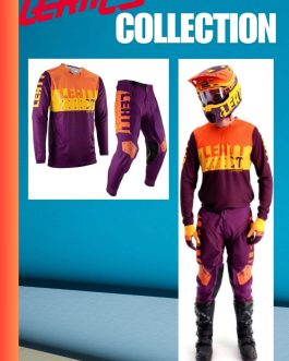 LEATT MOTO 4.5 LITE INDIGO 2024 MOTOCROSS OFFROAD GEAR SET JERSEY PANTS KIT